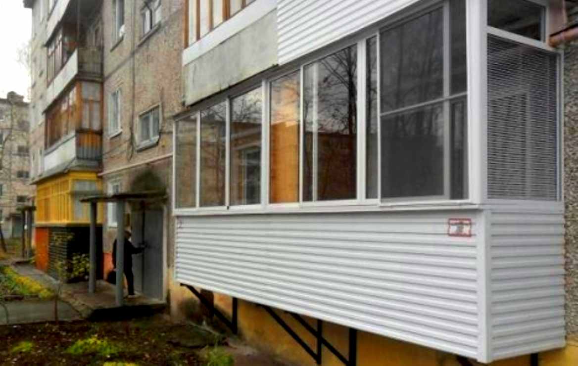 Пристрой балкона на первом этаже в Астаны. Низкие цены в Дон Балкон